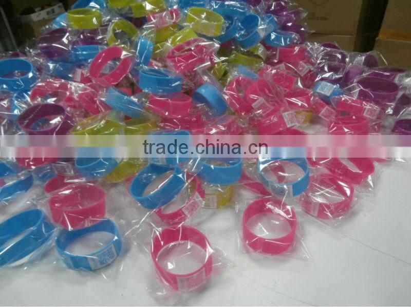 Hot New Products for 2014 Qr code Silicon bracelet QR Silicon Wristband