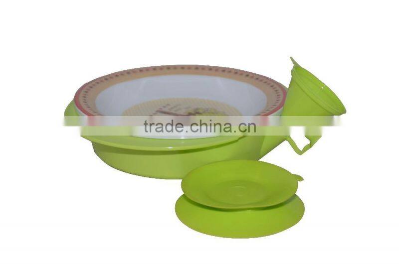 2016 new design 5A melamine baby bowl with with Heat Preservation, wedding return gift