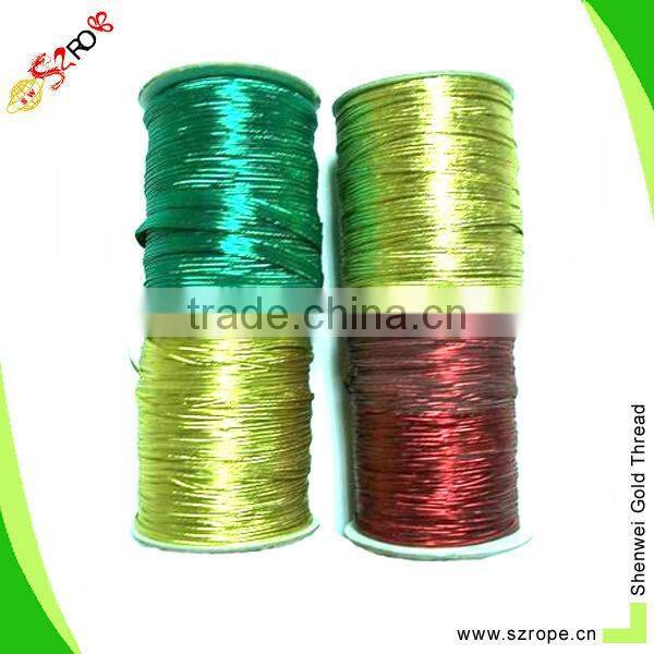 6mm-10 yellow hollow polypropylene rope flat/round elastic cords