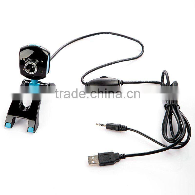 Computer PC Laptop USB 2.0 Webcam 50M 4 LED PC Camera HD Camera MIC Micphone