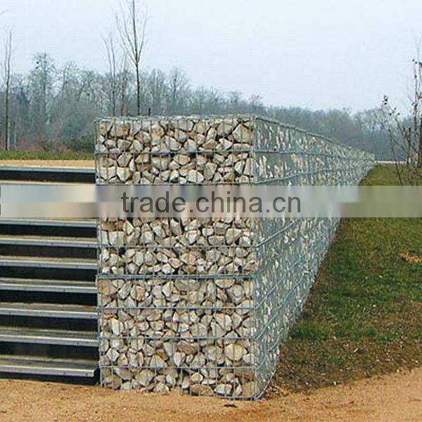 PVC Coated Hexagonal Stone Gabion Wall