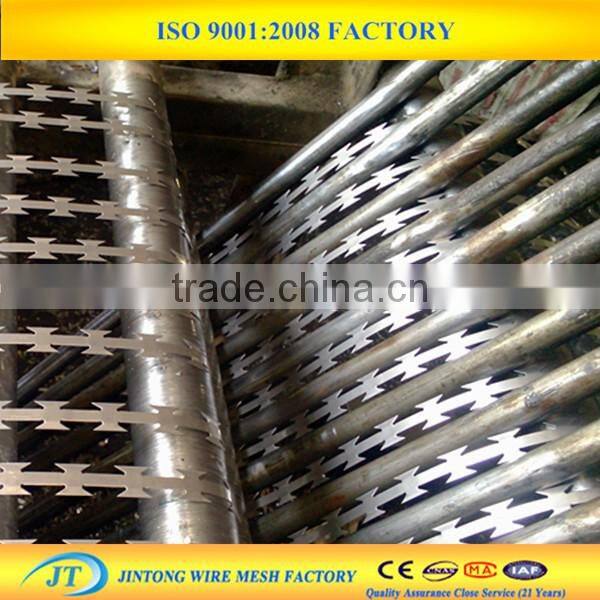 bto 20 bto 30 galvanized zinc coated razor barbed wire