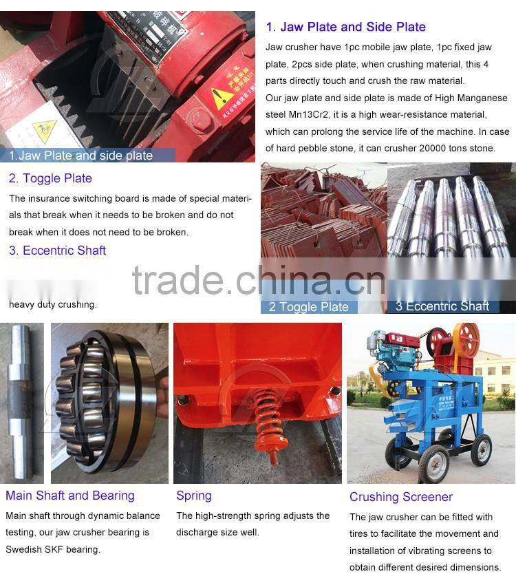 HSM ISO CE Quality And Quantity Assured Types of Jaw Crusher