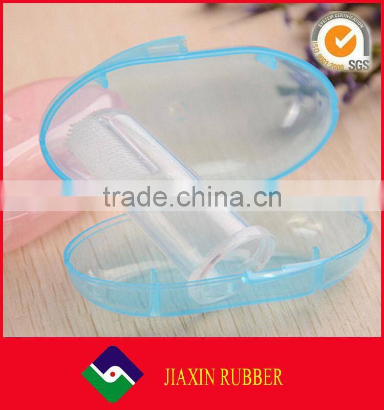 Food grade soft silicone baby finger tongue cleaner toothbrush massager for baby kids oral health