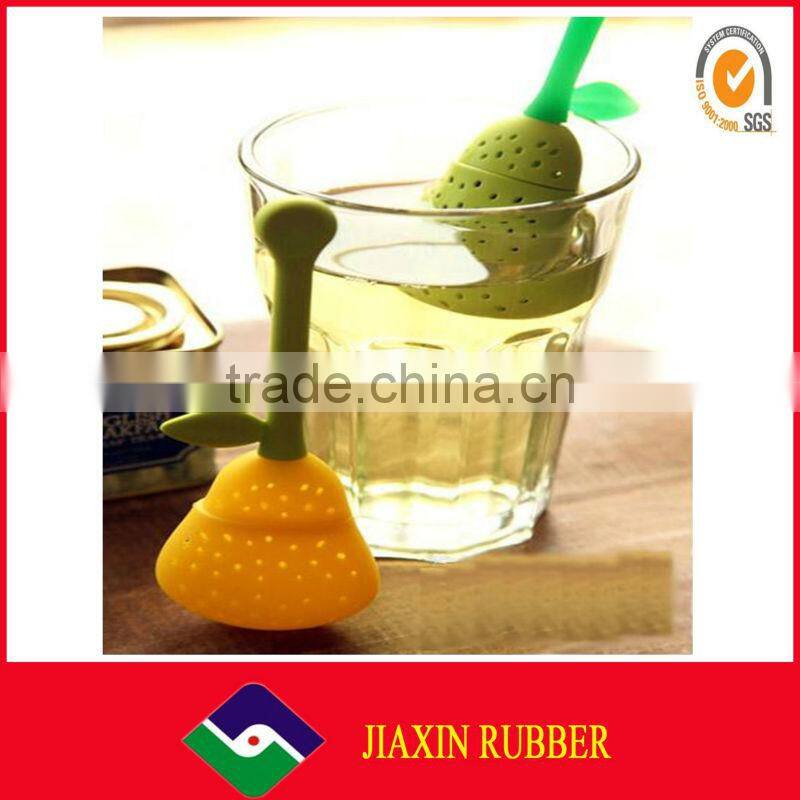 FDA Food Grade Material Fruit Shape Silicone Tea Infuser