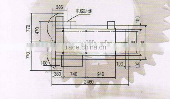 CNC gear hobbing machine Y3105K