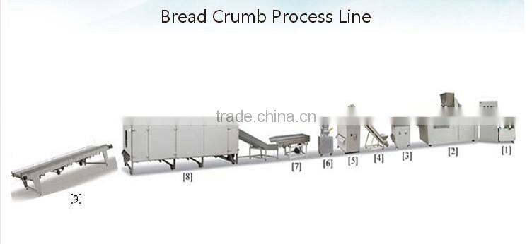 Panko Bread Crumb Extrusion Line/Bread Crumb Making Machine