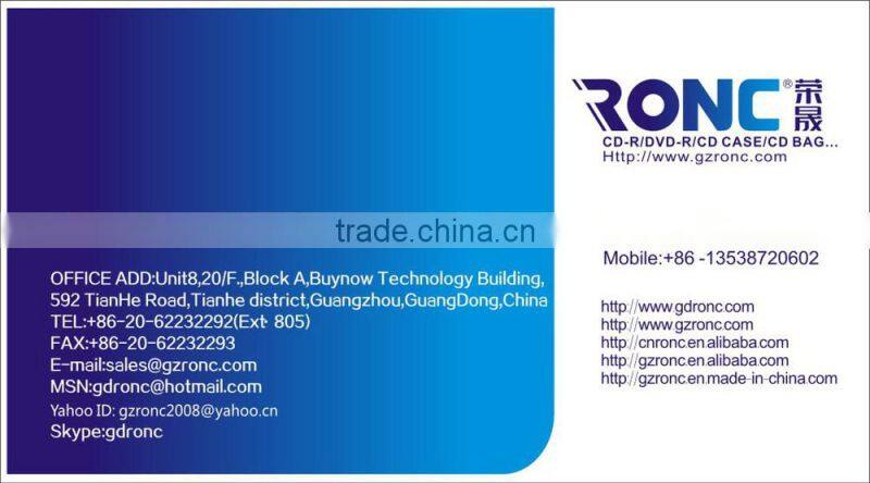 DVD factory Guangzhou RONC BD-R 25gb 50gb Blu ray disc Printable wholesale