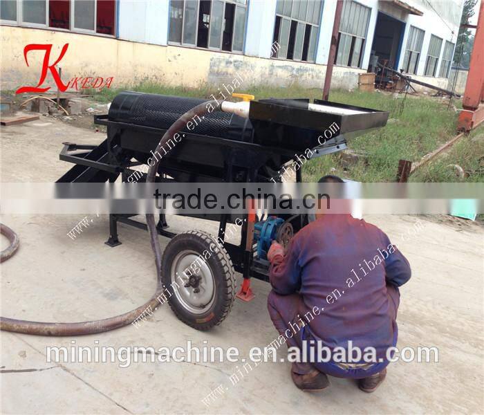 Mini Movable Gold Trommel with CE