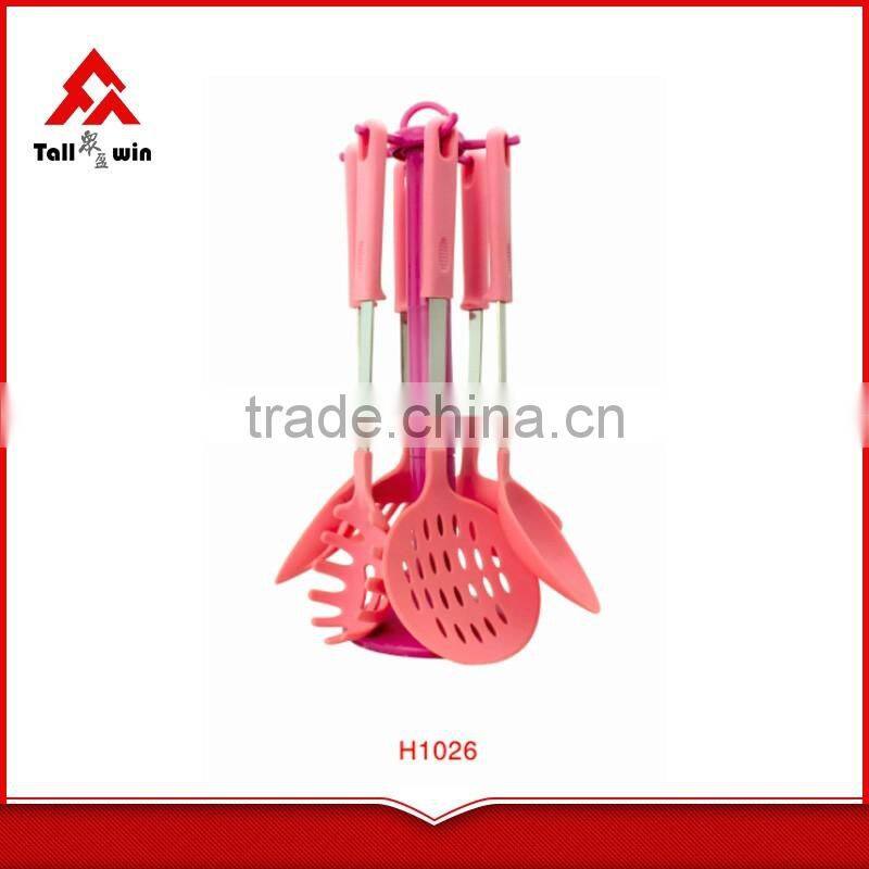 Nylon material and cooking tool set type kitchen utensil with stand