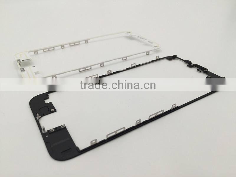 Cold Glue Middle Frame for iPhone 6 4.7inch Black white Mid Frame Chassis Bezel Touch Screen LCD