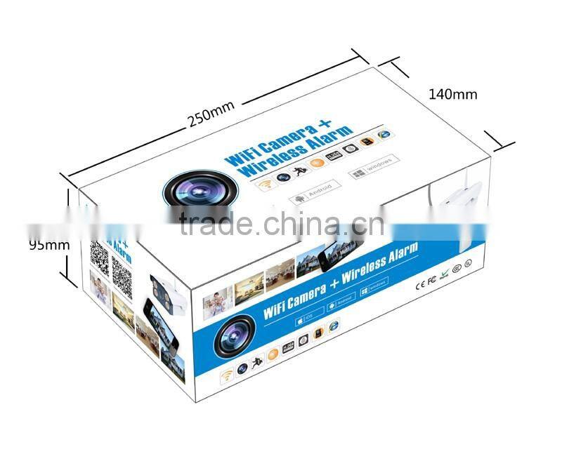 King pigeon Wireless Outdoor WiFi Camera Alarm +GSM/3G home alarm system
