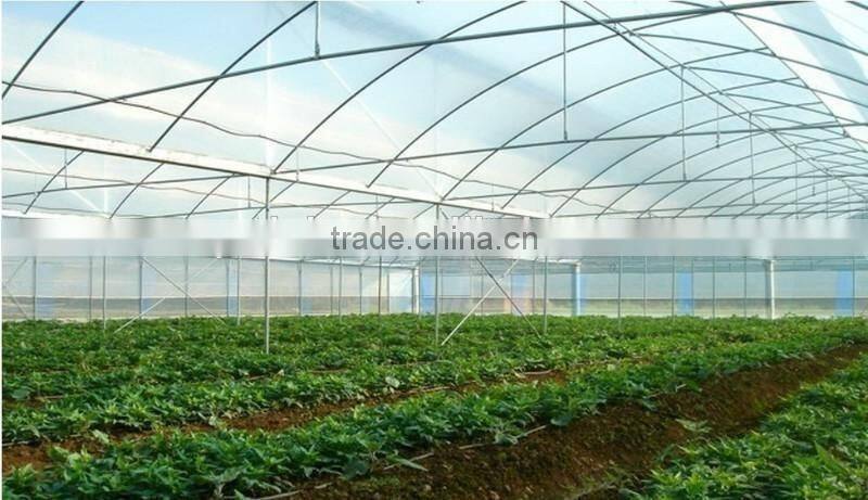 Precast low-cost durable film greenhouse