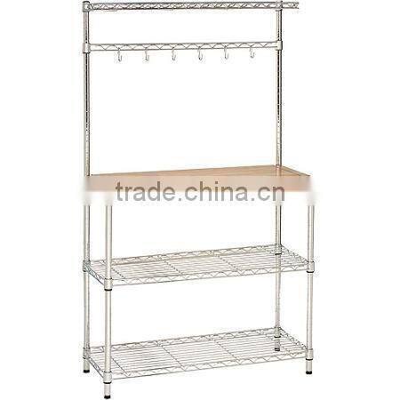 Beautiful 3-tier stainless steel kitchen storage stand