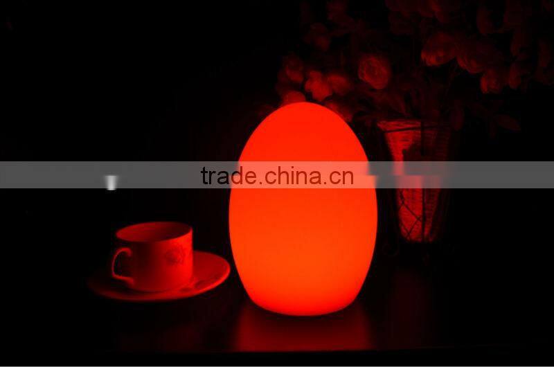 Decorative multi color changing Battery LED Table Lamp