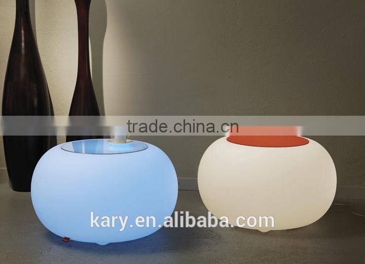 Rechargeable IR LED Illuminated coffee Table LED furniture Home garden