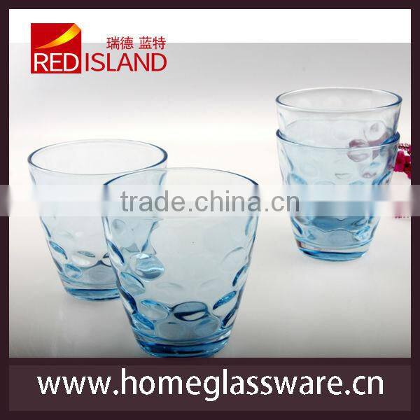 color round decoration glass drinking cup