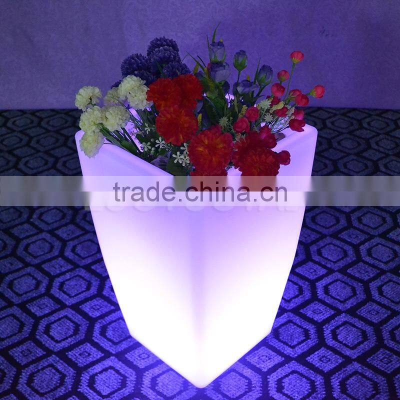 20'' Waterproof Rechargeable RGBW Multi Color LED Light up bar ice bucket with Remote LTT-SF05