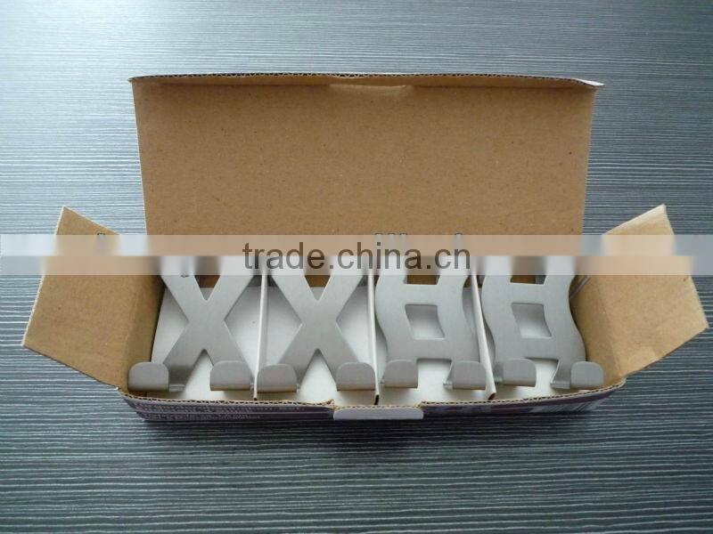 2016 Fashion Black Metal Hanging Over Door Coat Hooks