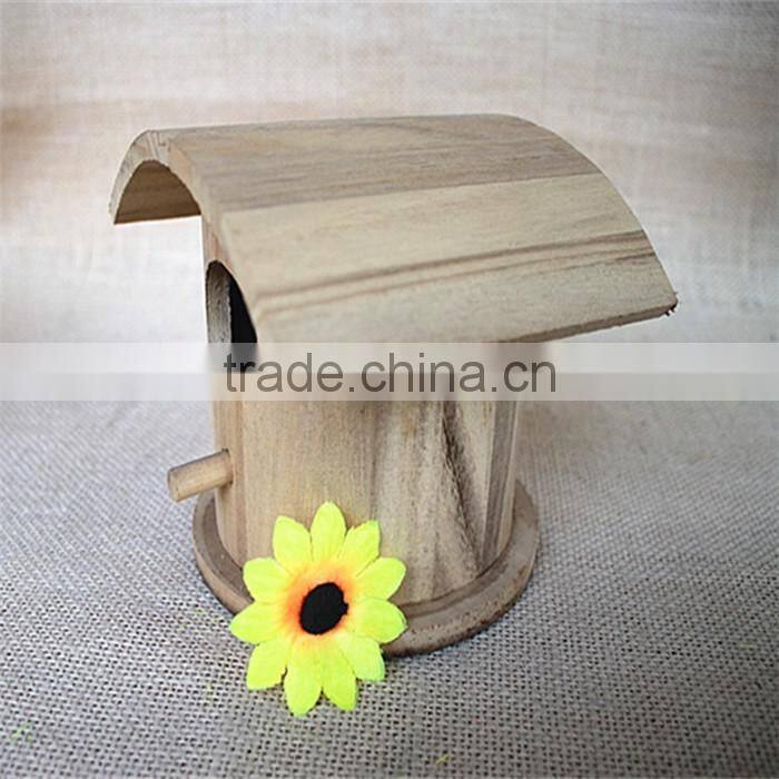 Dome artificial wood sea bird nest birds nest swing for sale