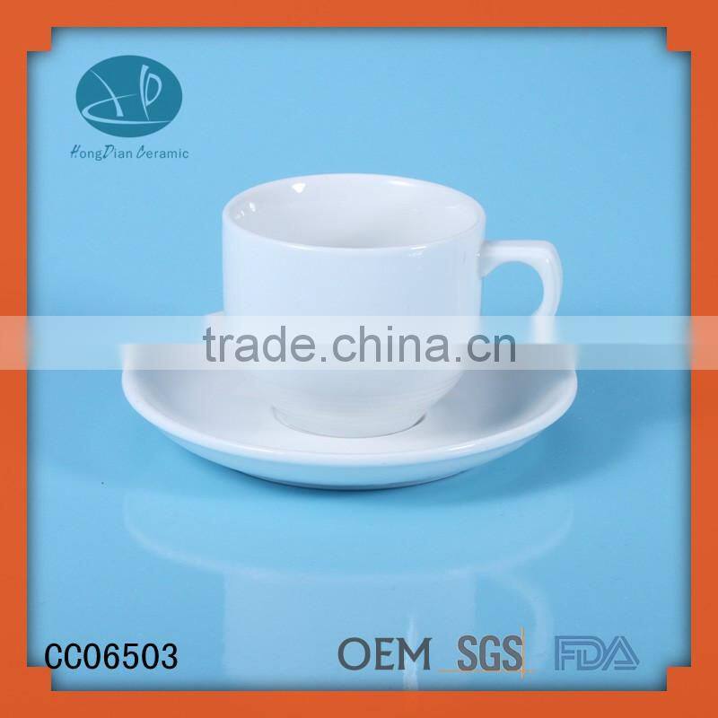 Eco-Friendly Feature and Porcelain Ceramic Type personalized tea cup saucer set