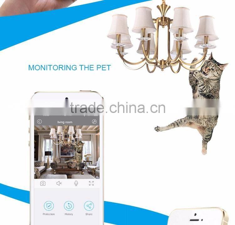 Smart Mobile WiFi Video Camera For Home Security Monitoring, Household WiFi Net Wireless CCTV Camera With Alert