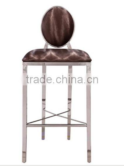 Bar Furniture High Feet Stainless Steel Bar Chair