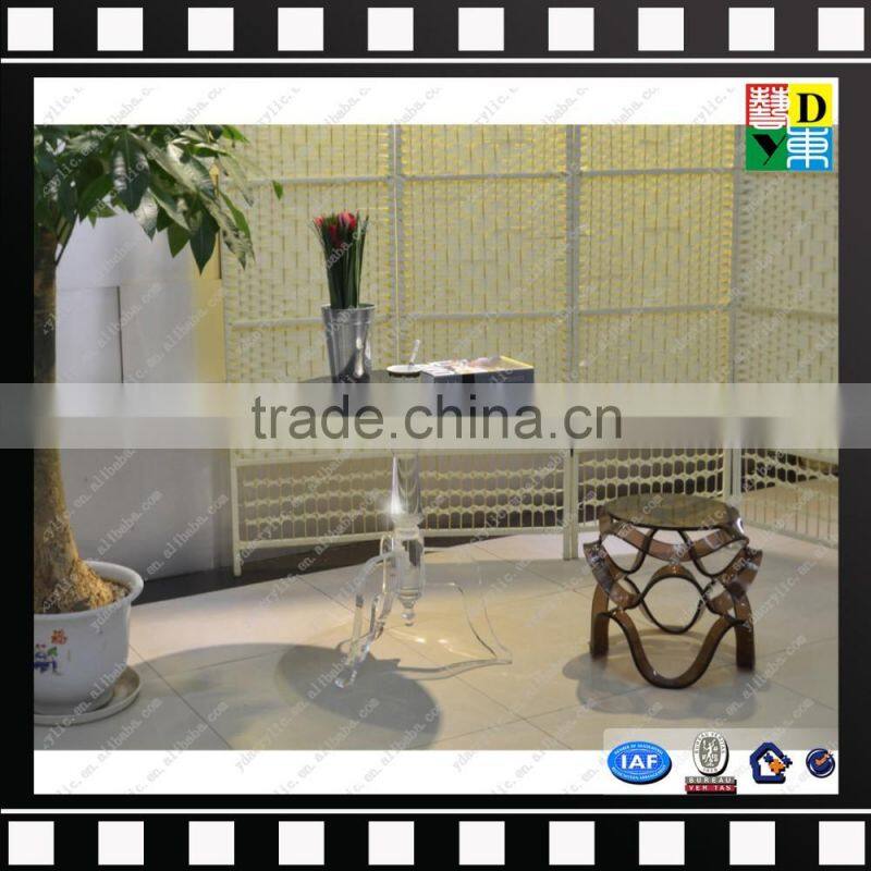 Cheap square acrylic dining table set transparent table setting chinese from china manufacturer