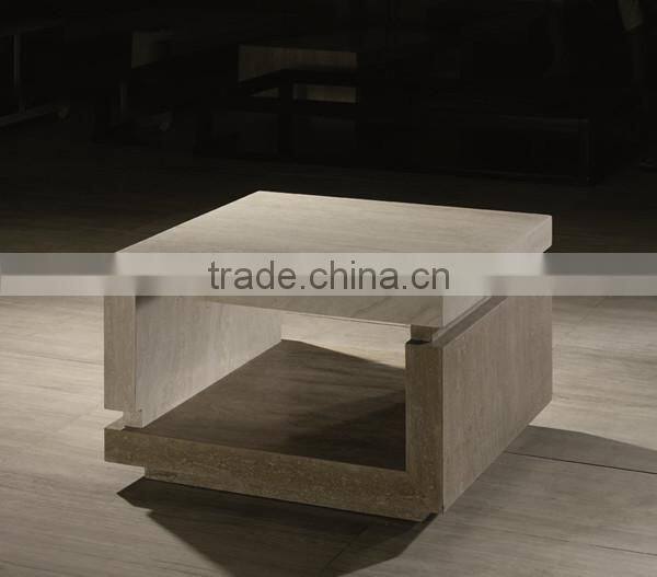 New stlye Home antique travertine base coffee table