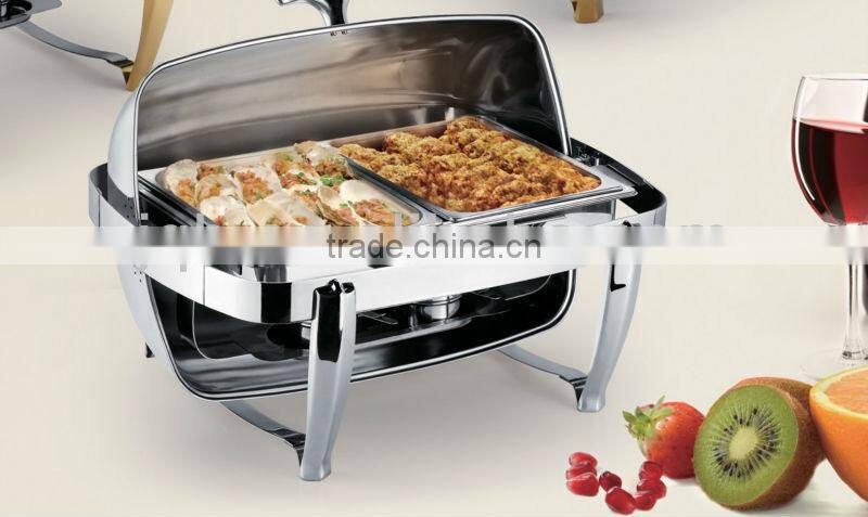 Golden Palted High Quality stainless steel chafing dishes for catering equipment