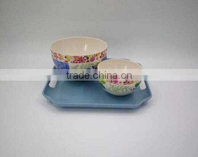 BSCI Audit Eco Natural Bamboo Fiber Ptint Bowl