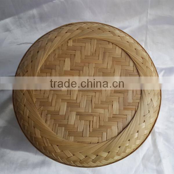 Chinese traditional bamboo weave funeral casket handmade design