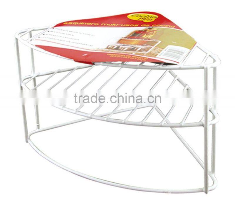 2 Tiers Mental Steel Storage Kitchen Rack