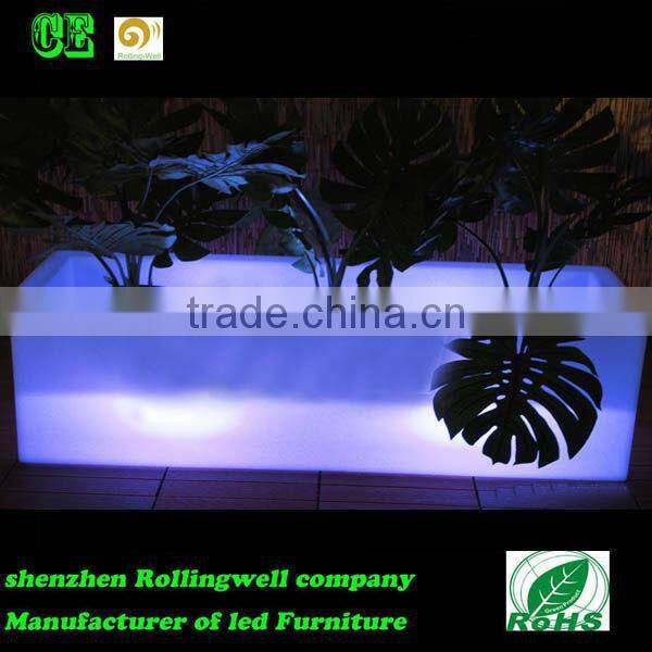 plastic/PE led ice bucket/with CE/RoHS certification