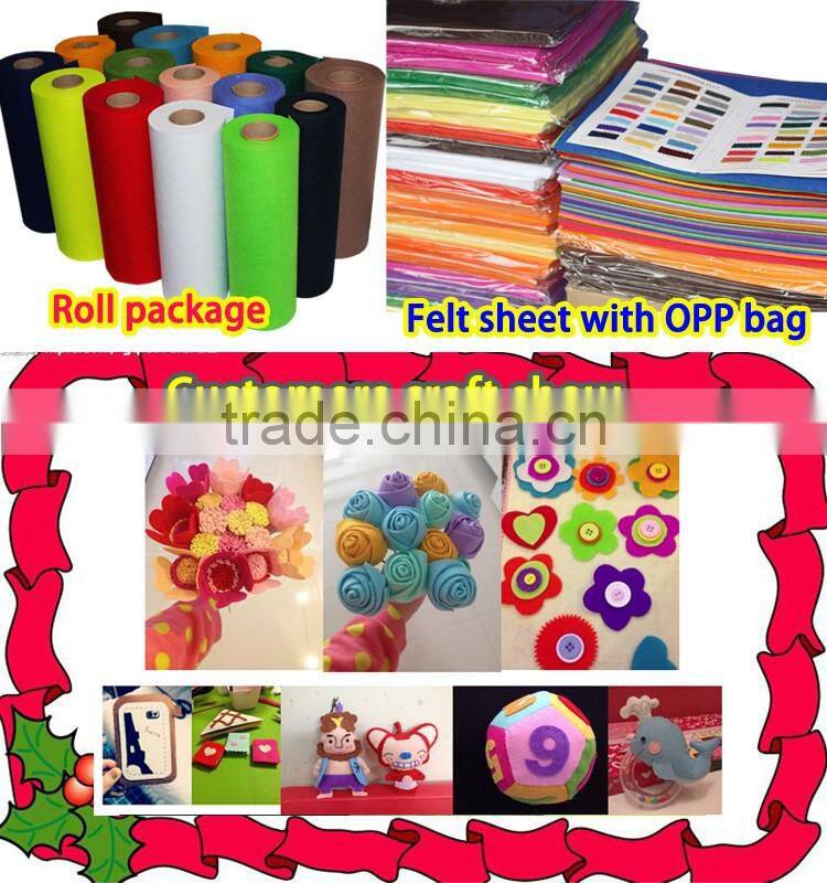polyester felt and acrylic felt