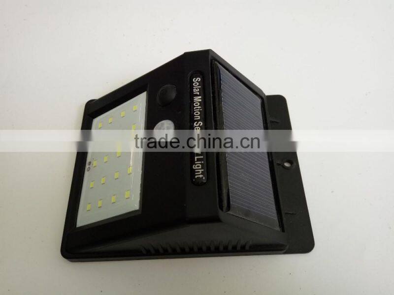 Wall Light, Bright Solar Power Outdoor LED Light No Tools Required Peel and Stick Motion Activated