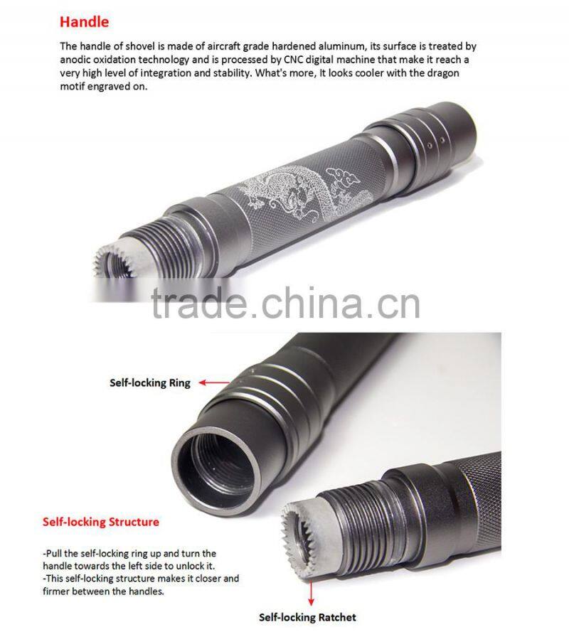 2015 Garden Multifunctional Hand Tool Patent Shovel Hammer Hoe Garden Kit Knife Garden Saw Flashlight Screwdriver Snowfield Tool