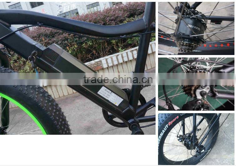 2017 popular high power atv fat tyre style snow bike electric bicycle electric fat bike