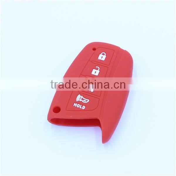 Factory Wholesale Exclusive Silicone Car Key Cover For Hyundai 4 buttons