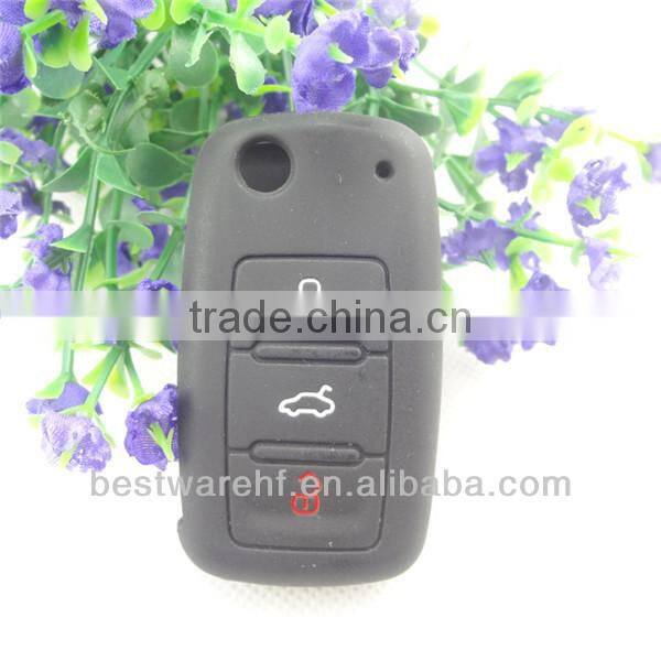 Top!!!For Volkswagen 3 buttons smart remote key,car key key case