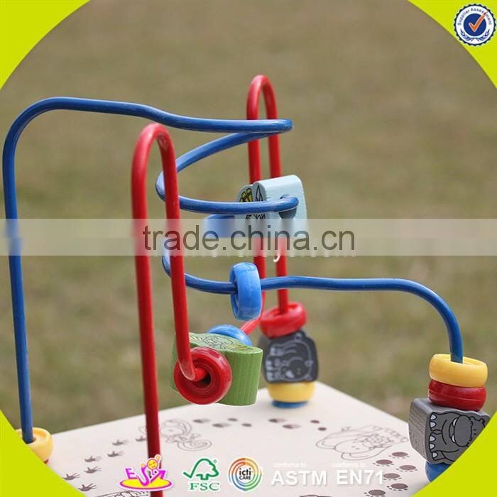 2017 New design wooden beads game cube wooden beads game mini wooden beads game W11B132