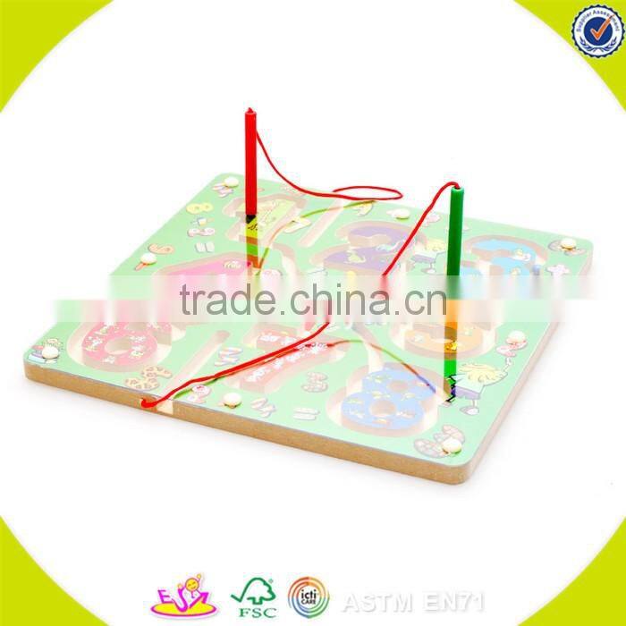 wholesale popular kids wooden toy maze top fashion children wooden toy maze W11H013