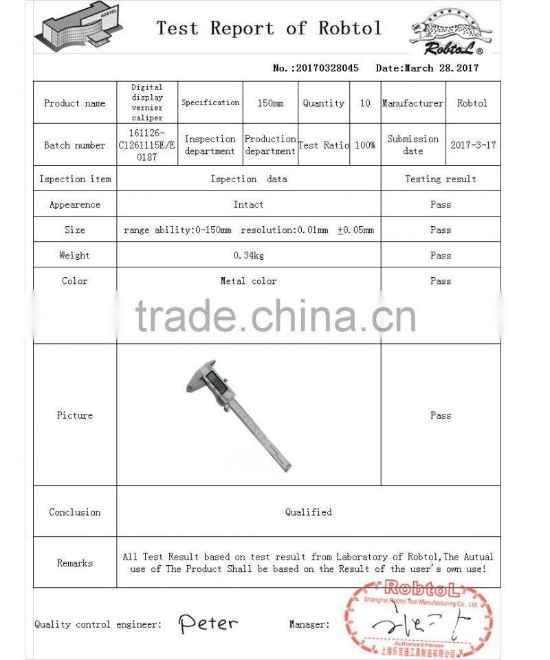 150MM Caliper Vernier Electronic Digital Dial Measuring Tool Micrometer