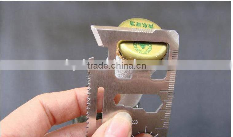 Hot useful outdoor camping knife card tool camping knife stainless steel