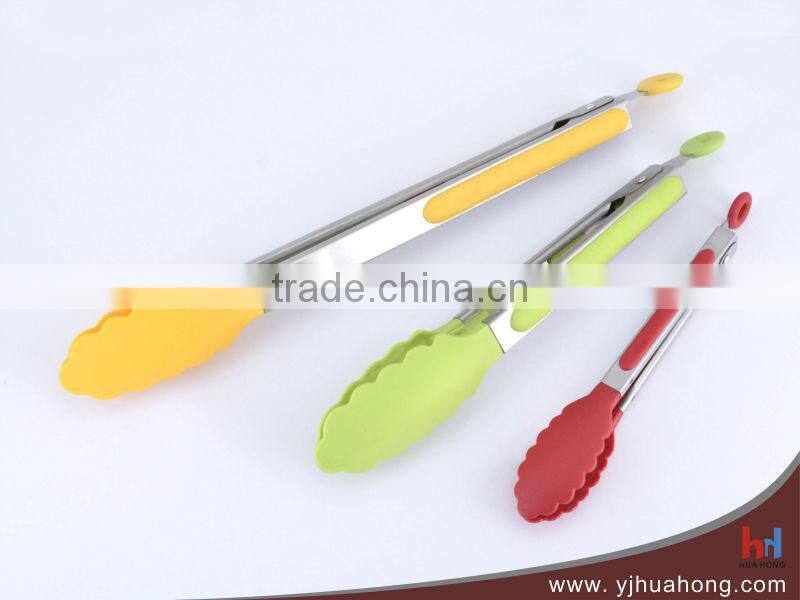 High Quality Nylon Locking Kitchen tongs/Food Tongs
