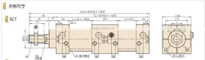 SCT-Series-Muti-position single cylinder diesel engine with high quality