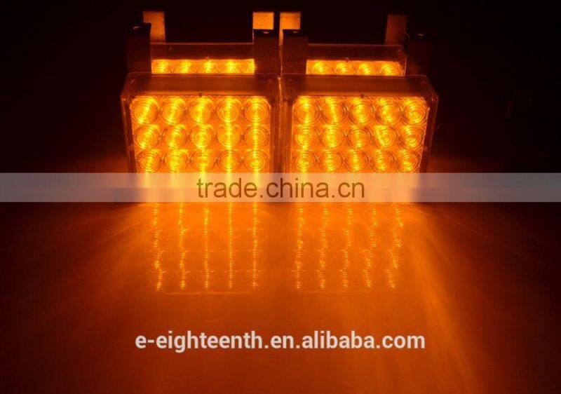 4 x 20 2016 Amber /white LED Car Truck Flash Strobe Decoration Fog Emergency Lights