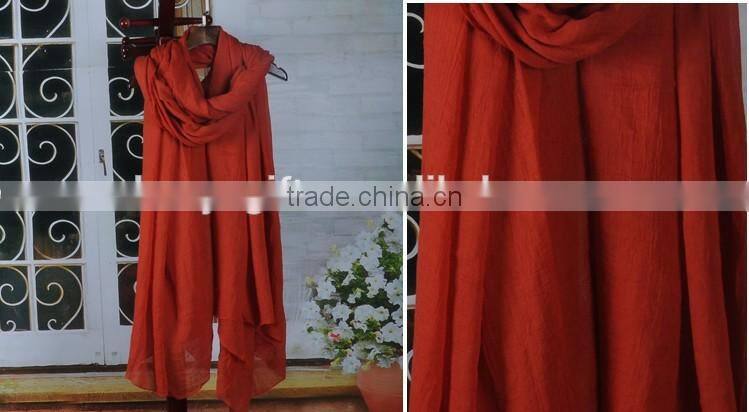 Hot Sale New Arrival Autumn Winter Artesanato Women Scarves Fashion Lengthen Cotton Scarves Warm Solid Scarf