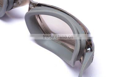 Swim Eyewear Mirrored PC Lens With Different Degree Swimming Goggles