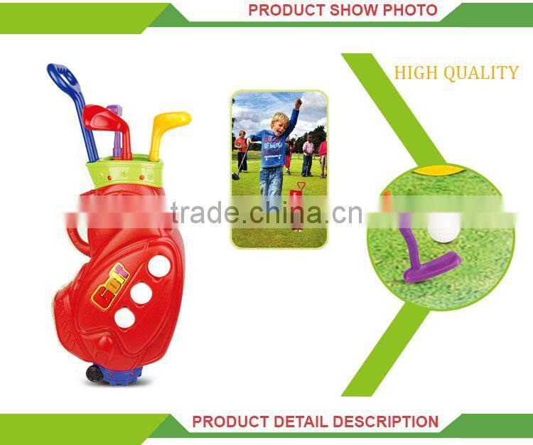 Wholesale good quailty kids play sport game set toy golf cart